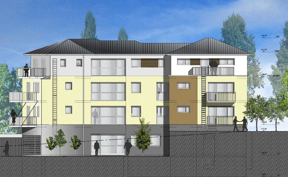 Winkeler Strasse Plan Seitenansicht Aufriss für Umbau Winkeler Strasse Plan Seitenansicht Aufriss für Umbau